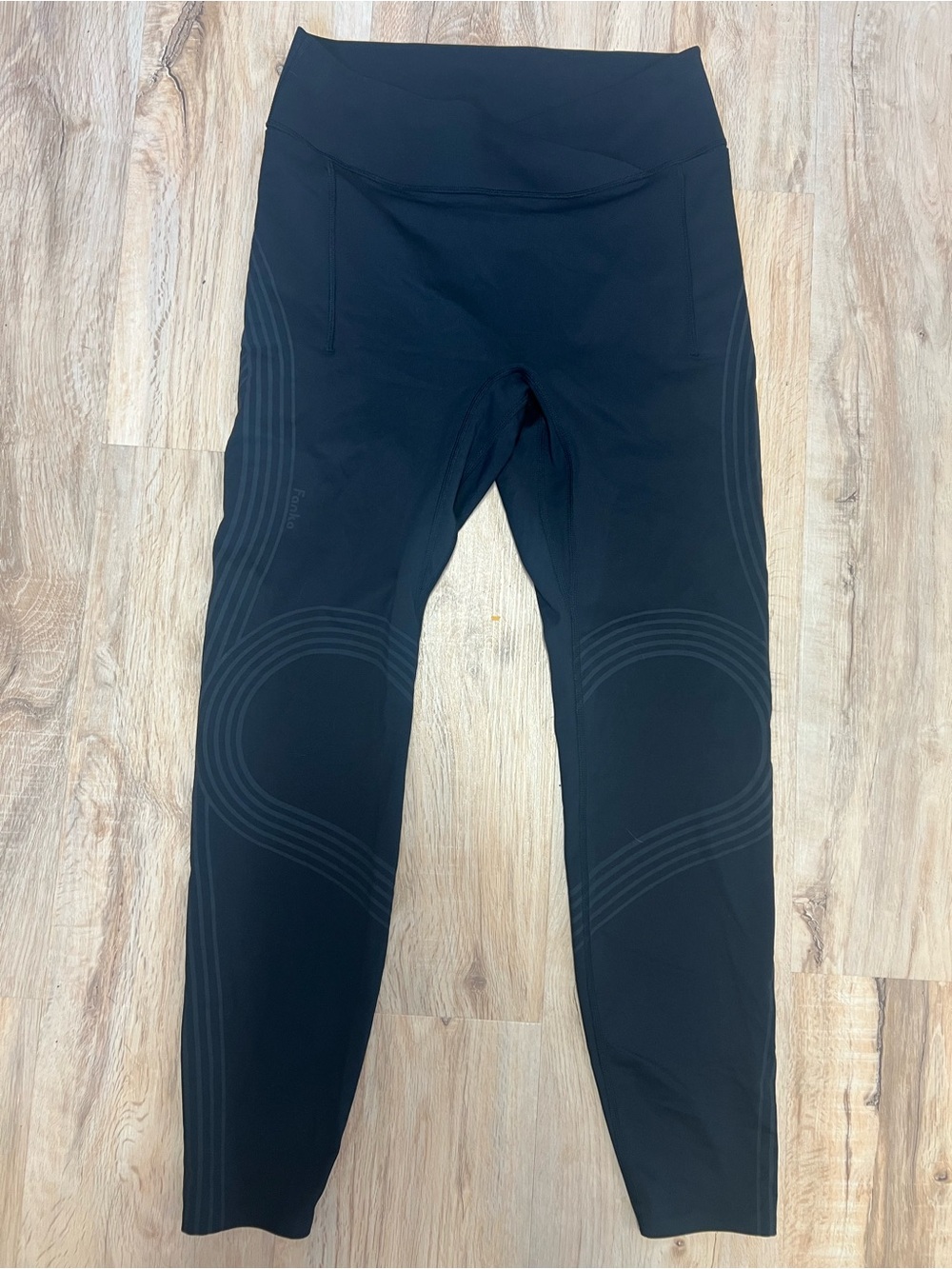 Fanka Body Sculpt Power Leggings Black Sz Large